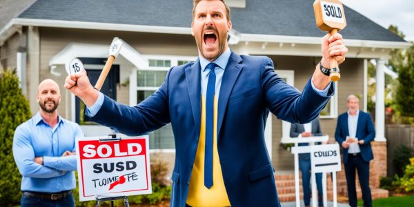 how does a house auction work