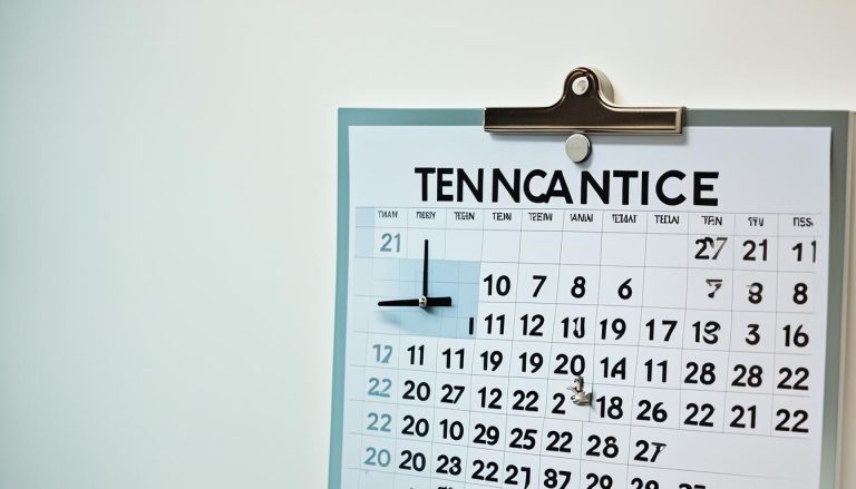 rolling contract tenancy notice period