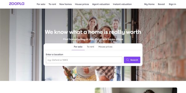 Zoopla Estimate House Prices Tool